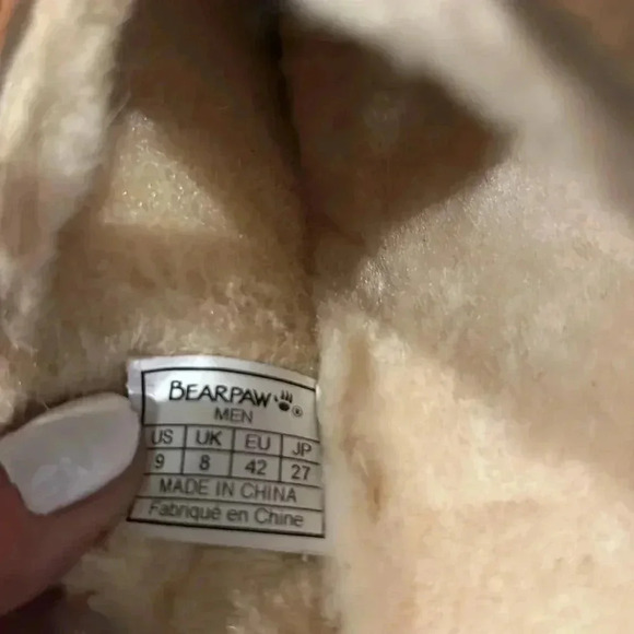 M9 W11 BearPaw Sheepskin Insole Tan Loafers & Slip-Ons - Picture 8 of 11